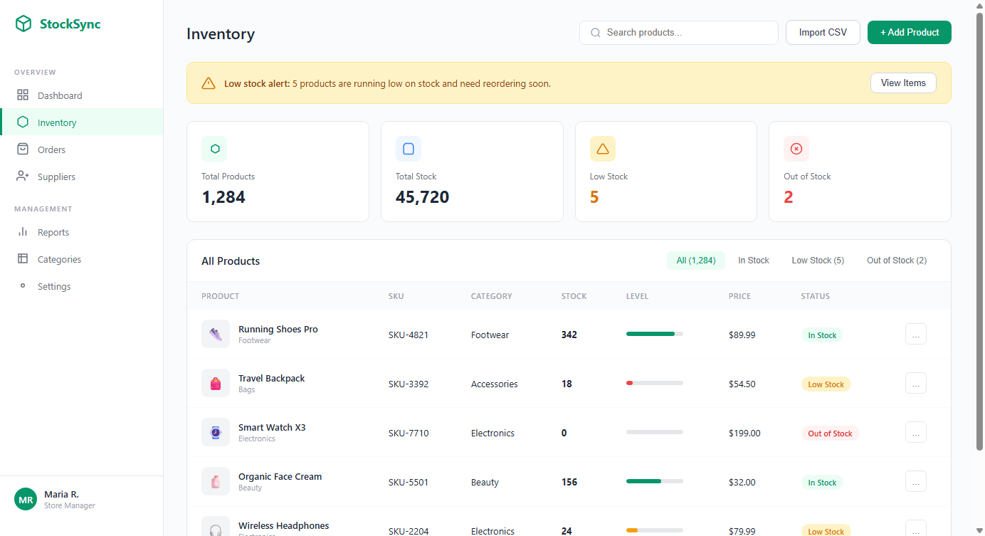 StockSync